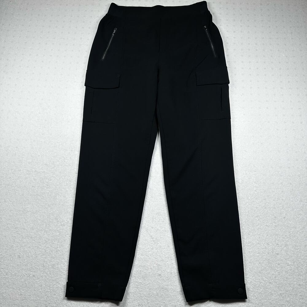 Athleta Endless High Rise Cargo Pants Women’s 8 Black Travel Hiking Stretch